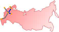 Réseau Sapsan et Allegro en Russie