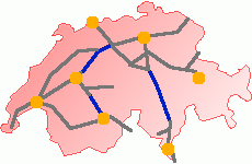 Réseau Rail 2000 en Suisse
